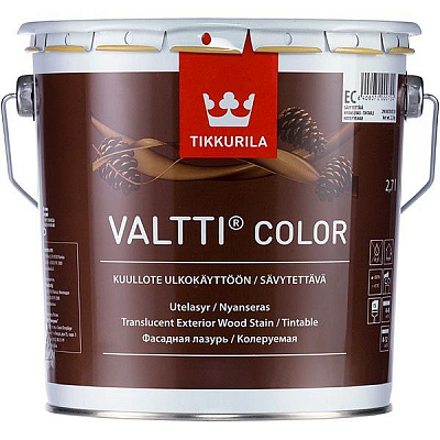 Лазур TIKKURILA Valtti Color EC мат безбарвний 2,7 л