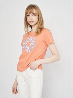 Футболка Converse Chuck Patch Infill Tee 10022955-667 р.XL оранжевый