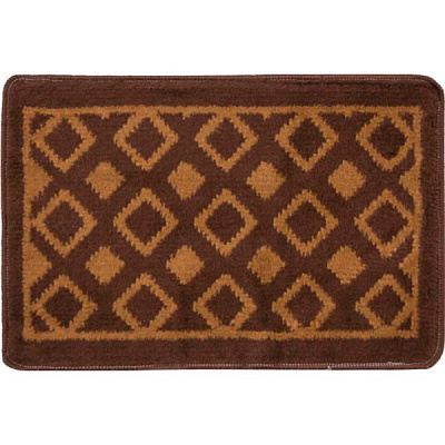 Килимок для ванної кімнати Dariana Плитка 40х60 коричневий
