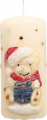 Свічка декоративна ведмедик 60х120 мм Pako-If