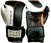 Боксерские перчатки Excalibur 559B SS19 10oz черный с белым