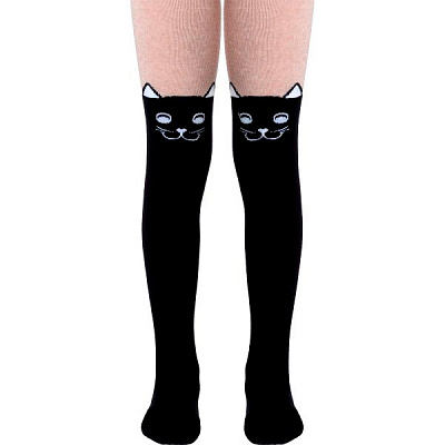 Колготки детские Conte-Kids TIP-TOP 466 р.150-152 бежевый с черным 