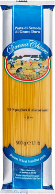 Паста DONNA CH. Spaghetti rist, (500gr) 8007290137012 