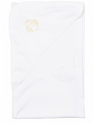Рушник-куточок Bambinelli для новонароджених молочний