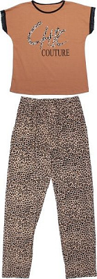 Комплект женский Nika Ledi 12503 р. XL леопардовый 