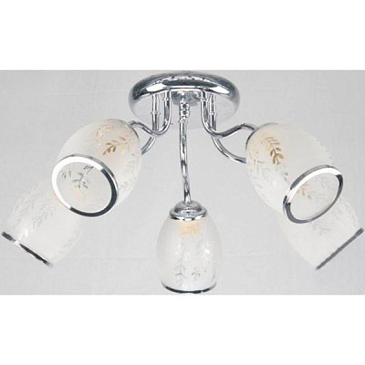 Люстра стельова Геотон А263-5 5x60 Вт E27 хром