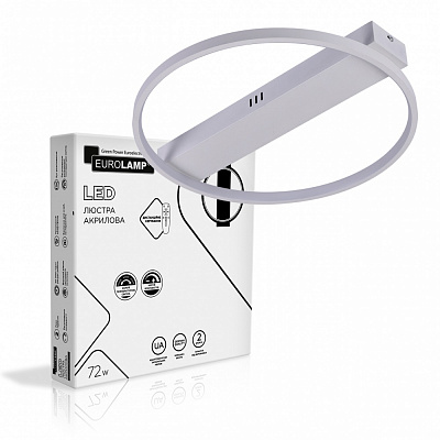 Люстра светодиодная Eurolamp 72 Вт LED-модуль белый LED-LR-72-A43(white)
