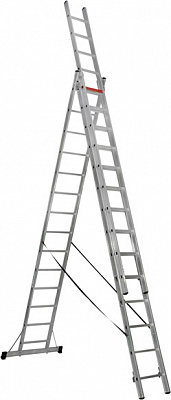 Драбина 3-секційна універсальна Virastar Triomax Pro 3x14 (TS220)