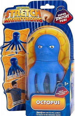 Игрушка-тянучка Stretch Screamer Осьминог Мини 15 см 
