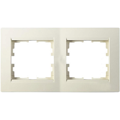 Рамка двухместная UP! (Underprice) One горизонтальная крем 706-0300-147
