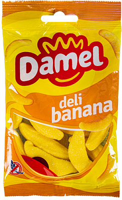 Конфеты жевательные Damel Bananas (80 г) 