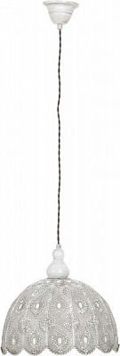 Люстра подвесная Eglo Talbot 2 1x60 Вт E27 белый 