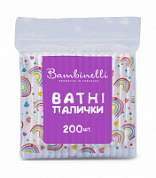 Ватные палочки Bambinelli 200 шт. (мягкая)