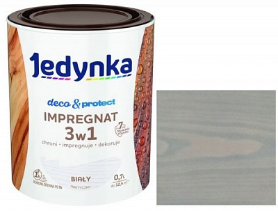 Антисептик Jedynka Deco & Protect Impregnat скандинавський сірий мат 0,7 л