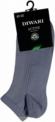 Шкарпетки Diwari ACTIVE 018 короткі р. 27 сірий