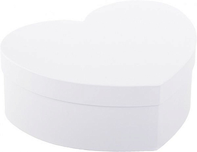 Коробка подарункова FLOCASE Серце 15 біла