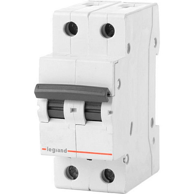 Автоматичний вимикач  Legrand RX3 4,5кА 16А 2Р C 419697