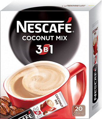 Кавовий напій Nescafe 3 в 1 Coconut Mix 16 г 4823000919181