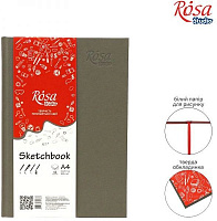 Блокнот серый A4 21х29,7 см 100 г/м² 96 листов Rosa Studio