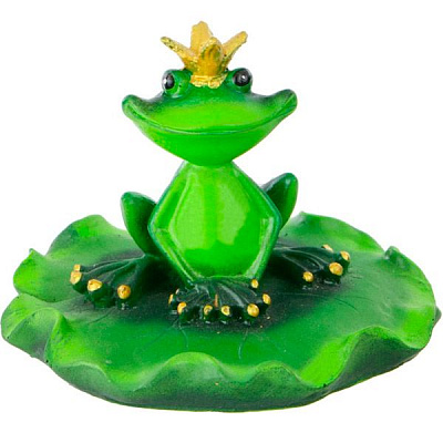 Фигура декоративная Лягушка-царевна 15х13х10.5 см