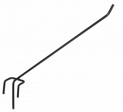 Крючок на сетку одинарный 300 мм 10 шт. графит Array