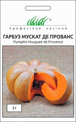 Семена Професійне насіння тыква Мускат де Прованс 2г
