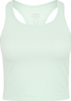 Майка Casall Bold Rib Crop Tank 20424079 40 оливковый