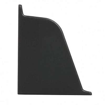 Заглушка левая LuxeForm 118 Rauwalon (98151) 39x28x3 мм графит