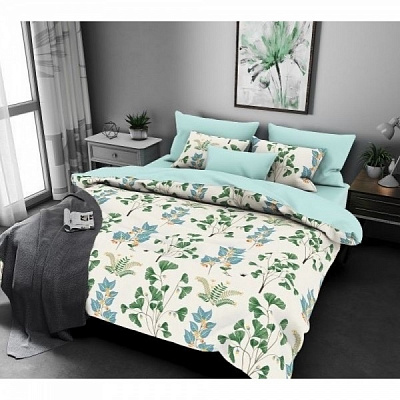 Комплект постільної білизни Gracia 1.5 різнокольоровий принт SoundSleep
