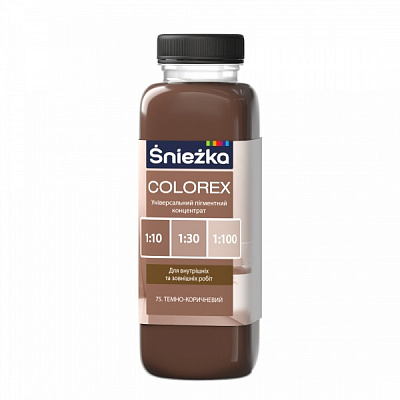 Пигмент Sniezka Colorex темно-коричневый 400 мл