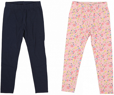 Лосины для девочек HW комплект 2 шт 2Y0065_2Y0067 р.104 разноцветный