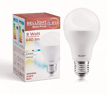 Лампа светодиодная Bellight 15 Вт A60 матовая E27 220 В 4000 К 