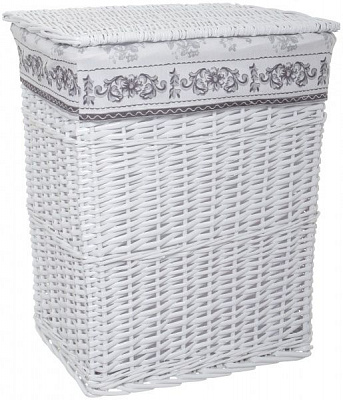 Кошик плетений з текстилем 45x34x56 см HQ13-53AB-1