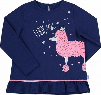 Футболка для дівчаток для дівчаток Bembi ФБ706 р.80 синій 24706021035.800