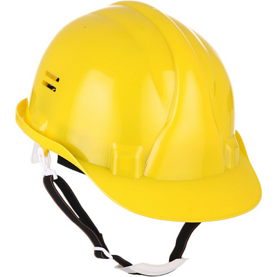 Каска строителя Compass желтая W-014
