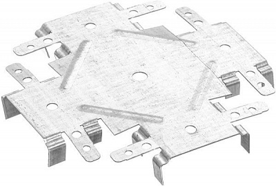 Соединитель одноуровневый Siniat «Краб» Plato Prof для профиля CD 60 0.8 мм 