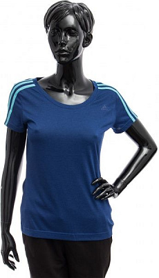 Футболка Adidas Essentials 3S AY4794 2XS синій