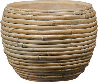 Кашпо Soendgen Keramik Myanmar круглый 3,4 л бамбук (1330-0019-2480) 
