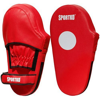 Лапи боксерські SPORTKO 4002-Red 23x40 см червоний