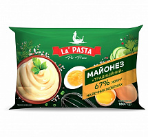 Майонез La Pasta Традиційний 67%, 160 г філ-пак