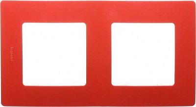 Рамка двомісна Etika 672532 універсальна червоний