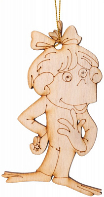 Елочная игрушка Обезьянка 8052 11 см  