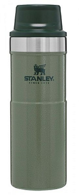 Термочашка Classic Trigger-action Hammertone Green 0.47 л Stanley