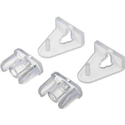 Комплект Rollotex нижняя фиксация для жалюзи прозрачный 