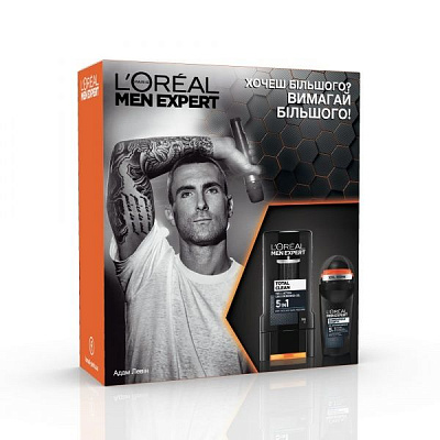 Набір подарунковий для чоловіків L'Oreal Paris Men Expert Карбоновий захист