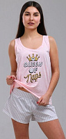 Піжама жіноча Smileyworld 003/12161 р. XL рожевий із сірим 