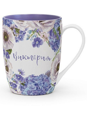 Чашка именная Флора 028-Виктория Be Happy