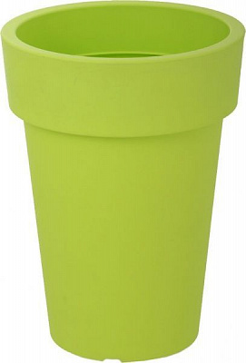 Горщик пластиковий Prosperplast Lofly slim круглий 38,2л лайм (70708-389)