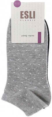 Комплект носков ESLI CLASSIC 2 пари 14С-116СПЕ р. 25 сірий