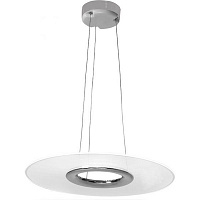 Люстра світлодіодна Intelite IFP-32TW-C Airlight з пультом ДК 32 Вт прозорий/хром 